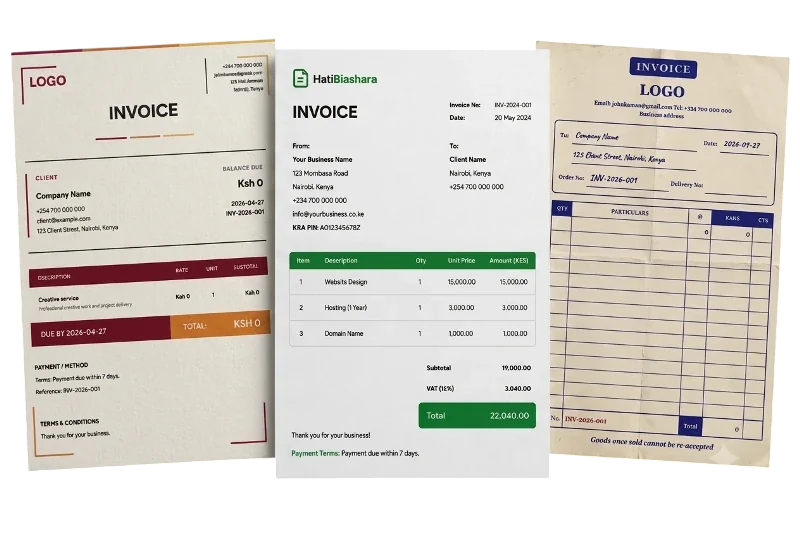 Invoice builder